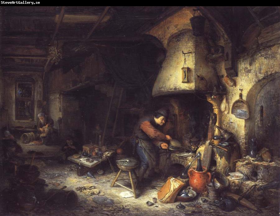 Ostade, Adriaen van An Alchemist